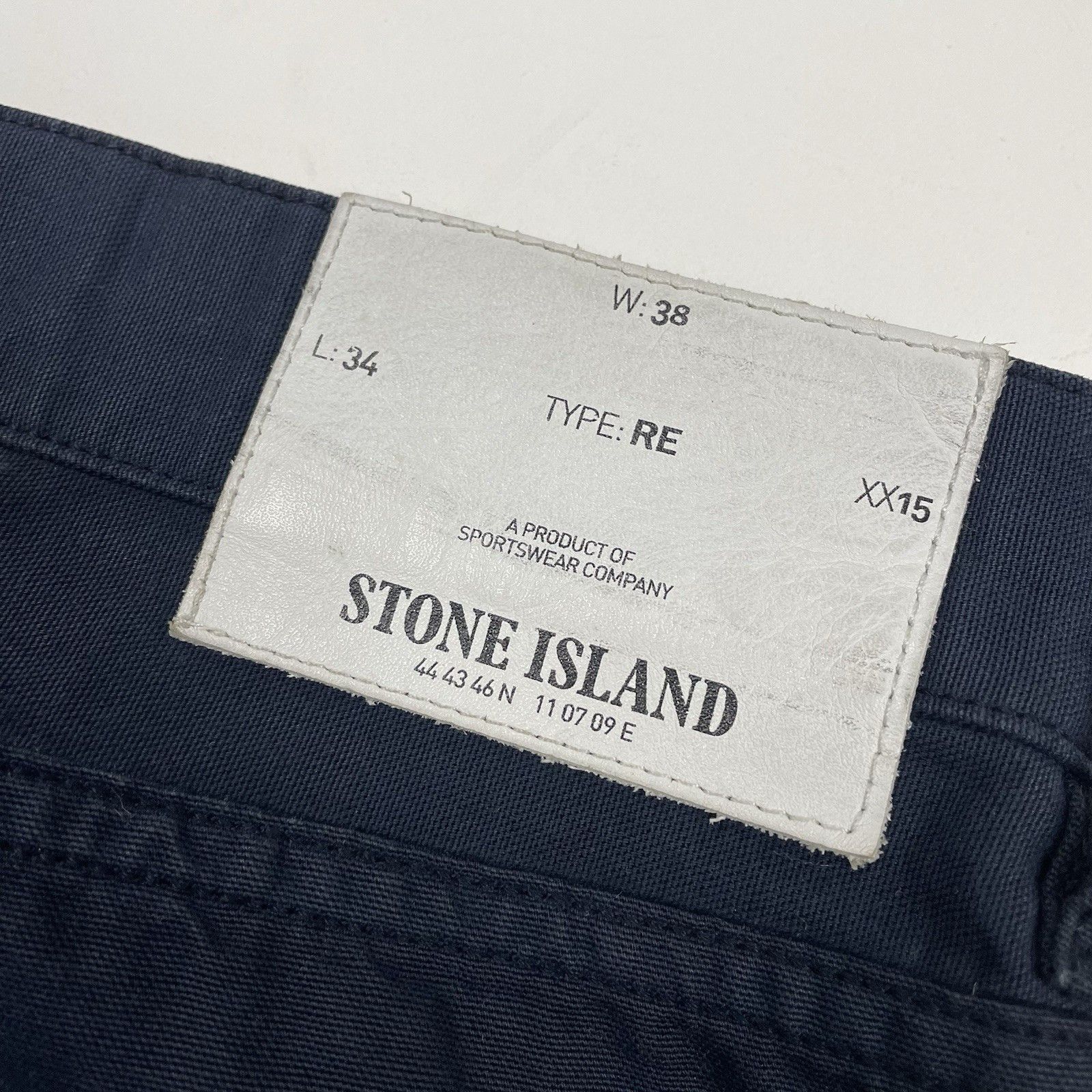 Stone Island Stone Island Chinos Trousers Navy Blue Chino W38 L27 Size US 38 / EU 54 - 4 Thumbnail