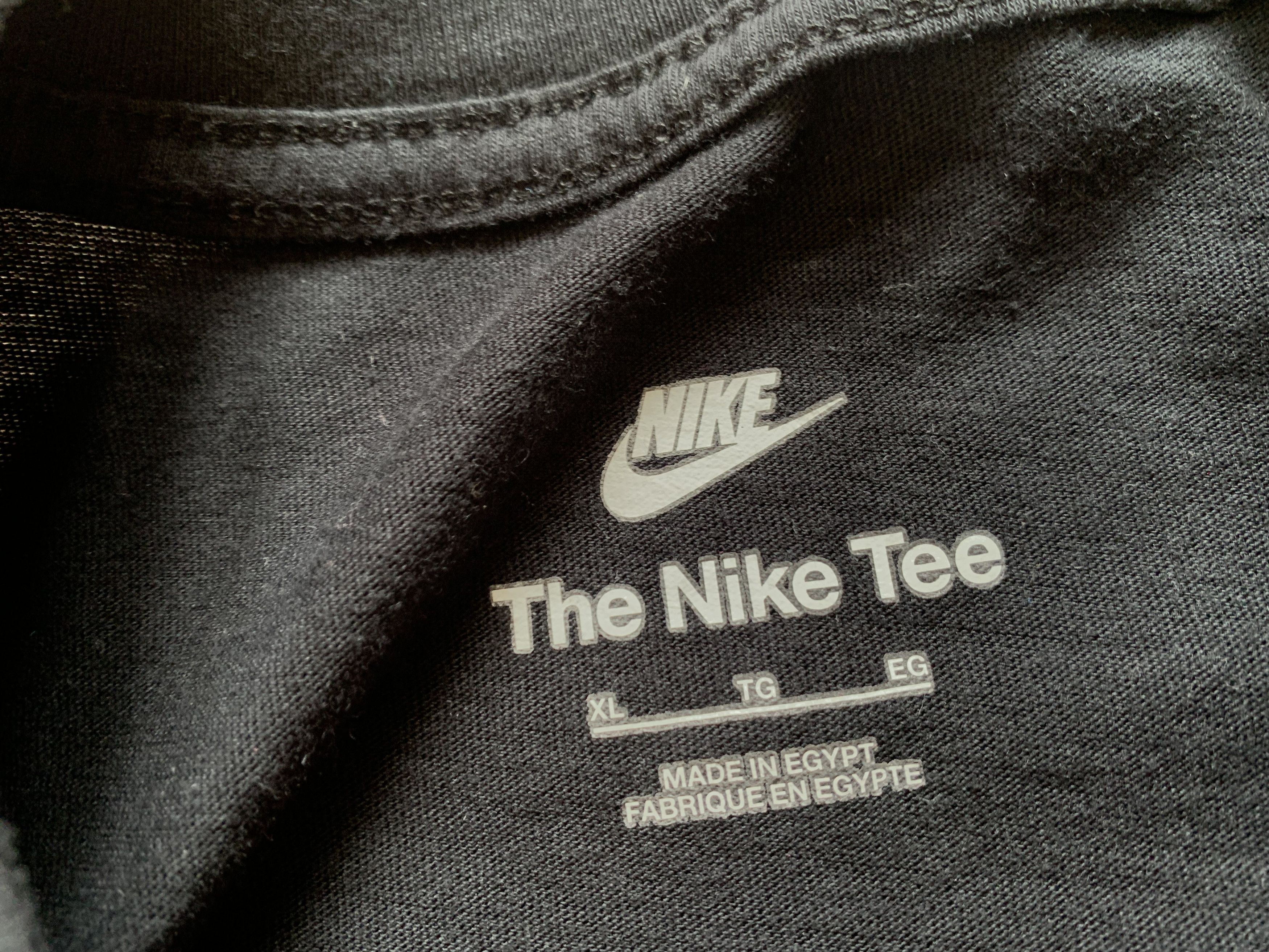 Nike The Nike Tee Smiley Face Humor Black Cotton Printed T Shirt Size US XL / EU 56 / 4 - 6 Thumbnail