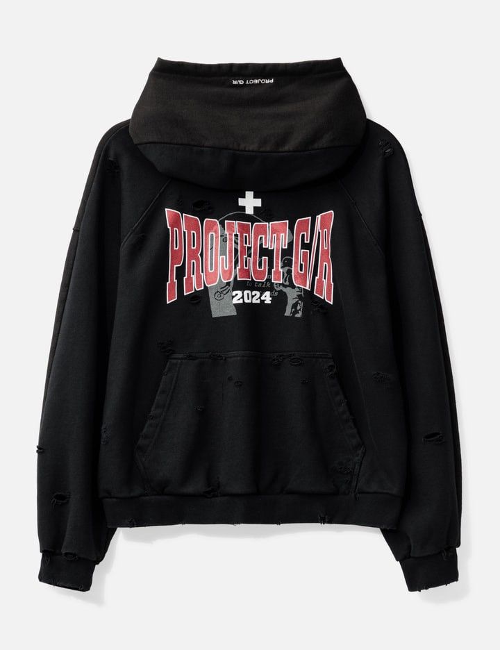 PROJECT G/R Project G/R Two-Faced Washed hoodie GR Protocol Index Size US L / EU 52-54 / 3 - 7 Thumbnail