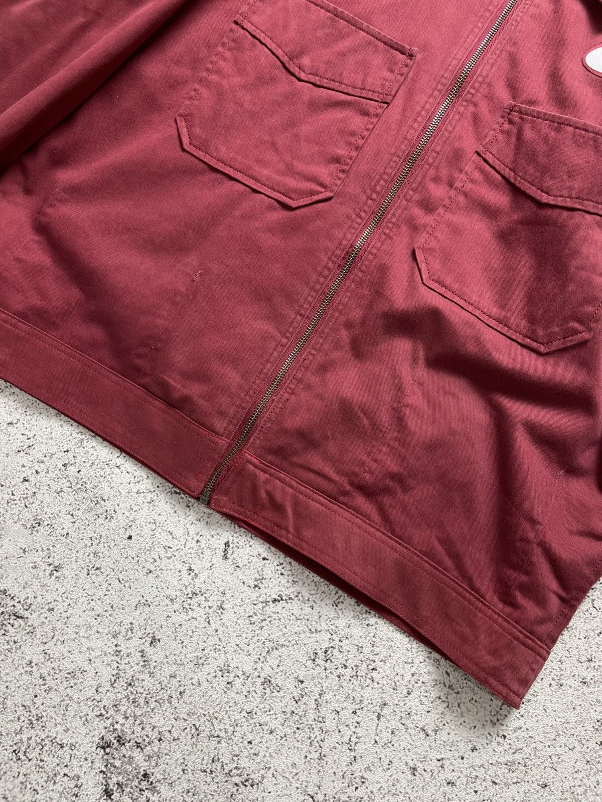 Vintage Vintage 90s Double Pocket Mechanic Work Jacket Size US L / EU 52-54 / 3 - 8 Thumbnail