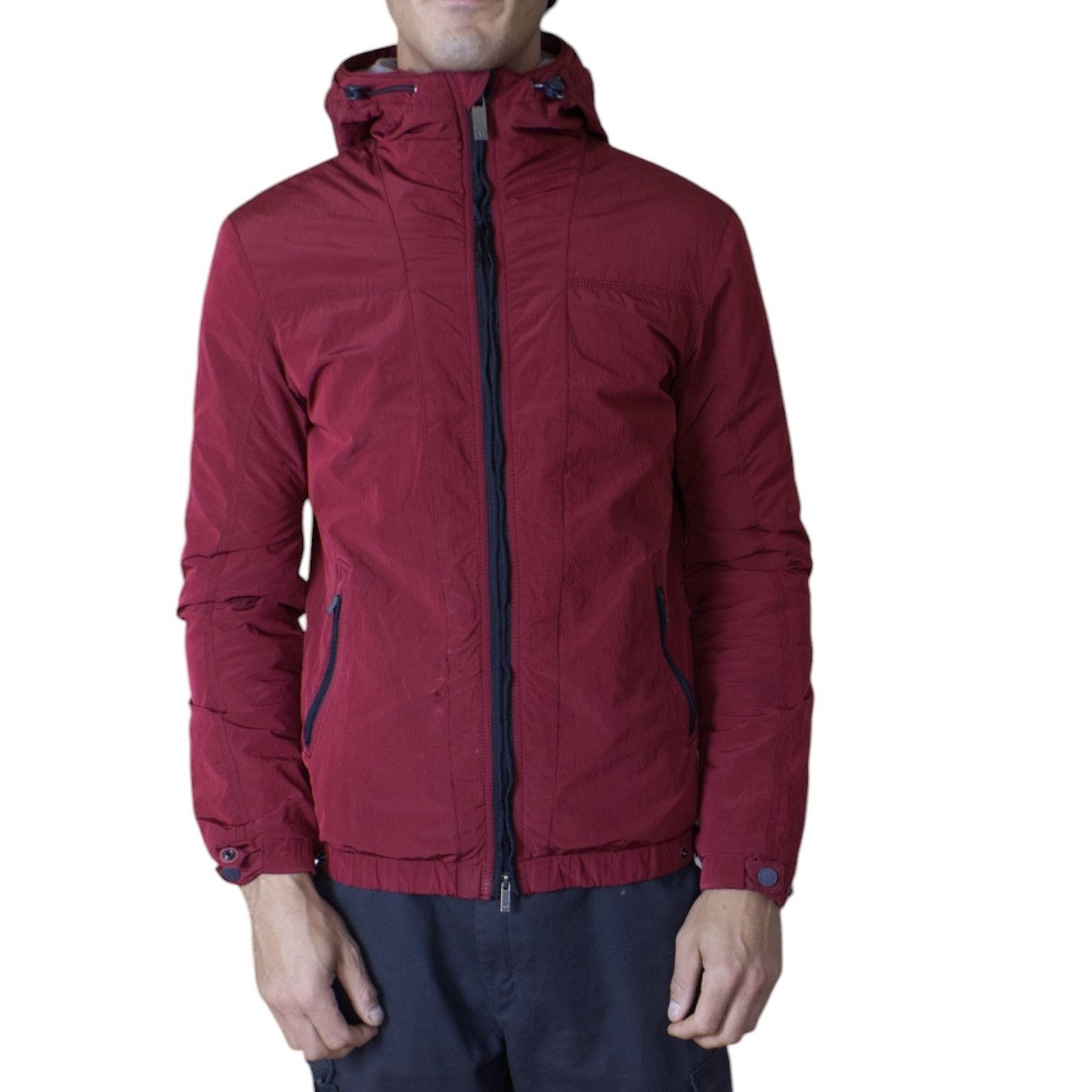 Armani Vintage Y2K Armani Jeans Zip Up Waterproof Padded Jacket Size US M / EU 48-50 / 2 - 2 Thumbnail
