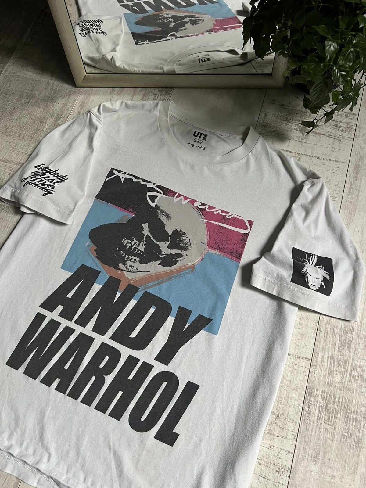 Andy Warhol × Uniqlo Andy Warhol x Uniqlo Art T-Shirt Skull Graphic RARE Size US L / EU 52-54 / 3 - 3 Thumbnail