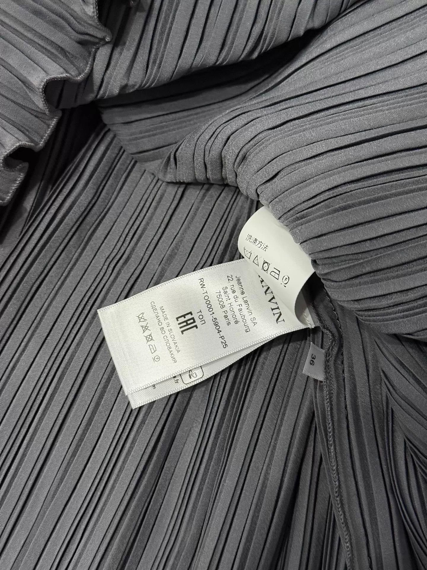 Lanvin LANVIN Classic Bud Series Drawstring Shirt Size XS / US 0-2 / IT 36-38 - 8 Thumbnail