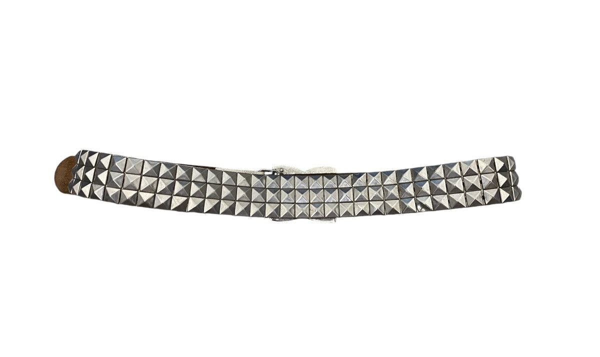 DC DC STUDED BELT PUNK STYLE Size 38 - 3 Thumbnail