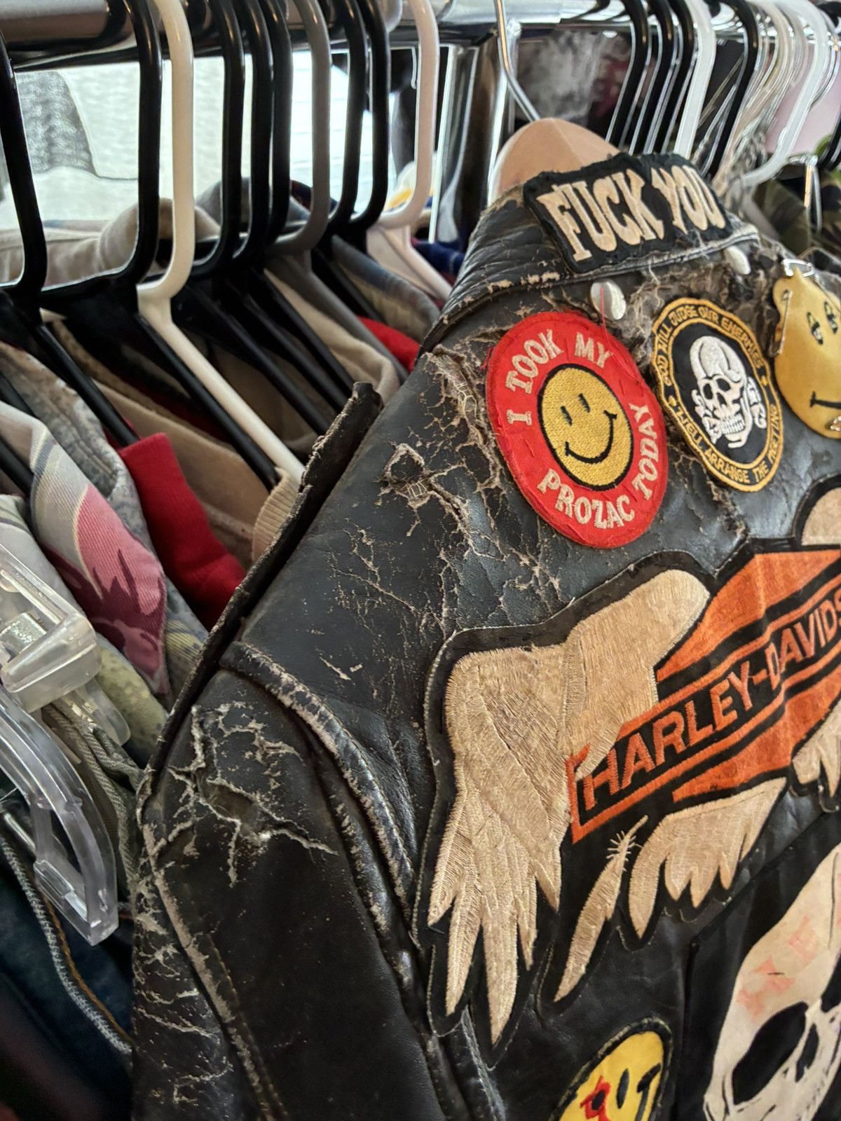 Harley Davidson Vintage 1960’s Harley Davidson patched leather jacket Size US M / EU 48-50 / 2 - 7 Thumbnail