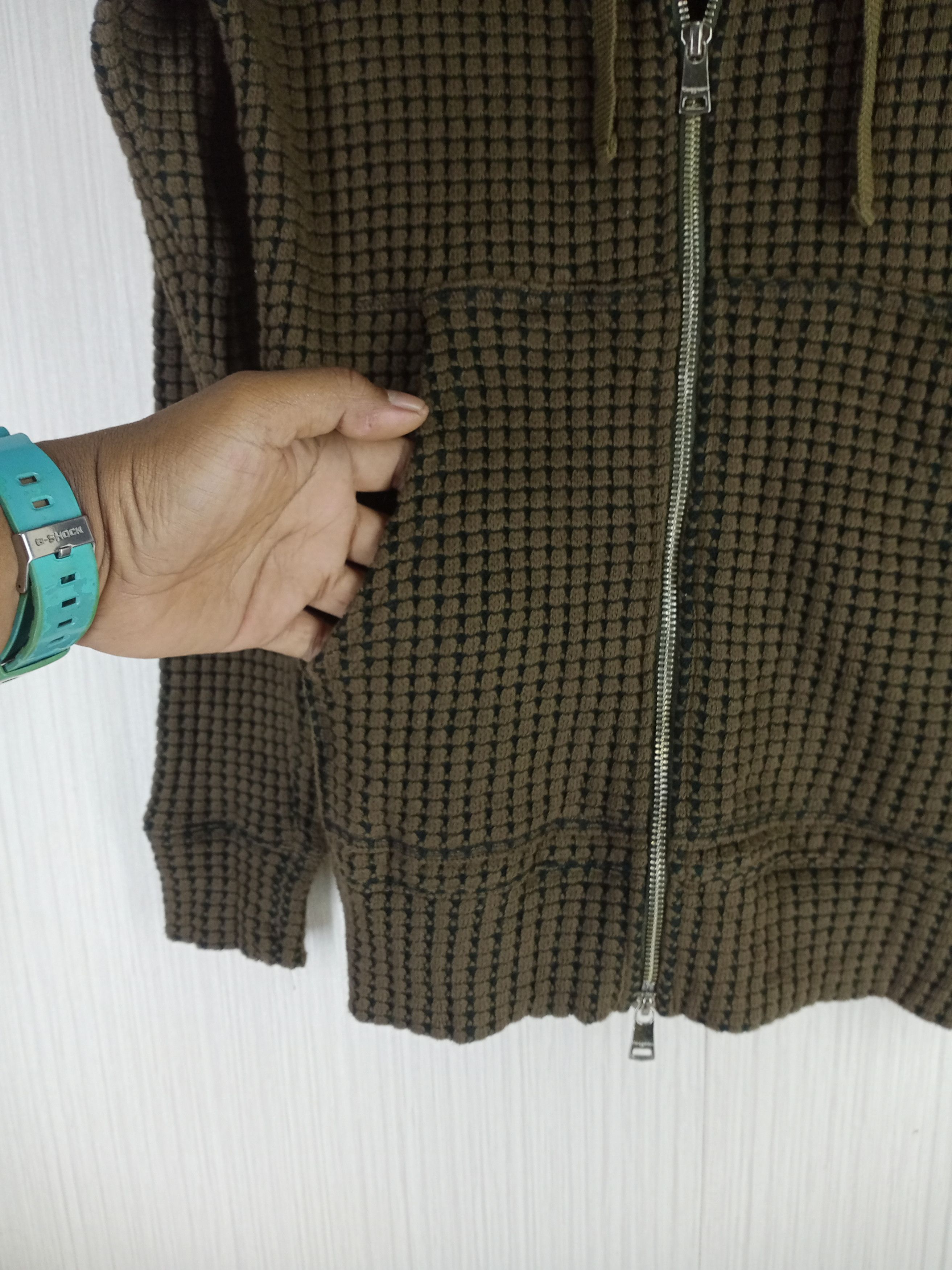 Rare Vintage Sea Green TATRAS JAPAN Zipper Hoodie