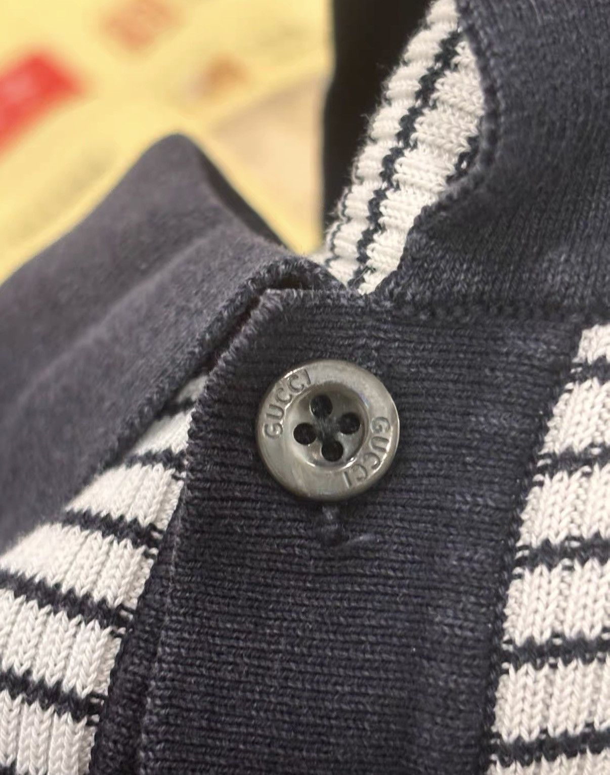 Gucci Gucci Knit Short Sleeve Polo J2 Size US S / EU 44-46 / 1 - 7 Thumbnail