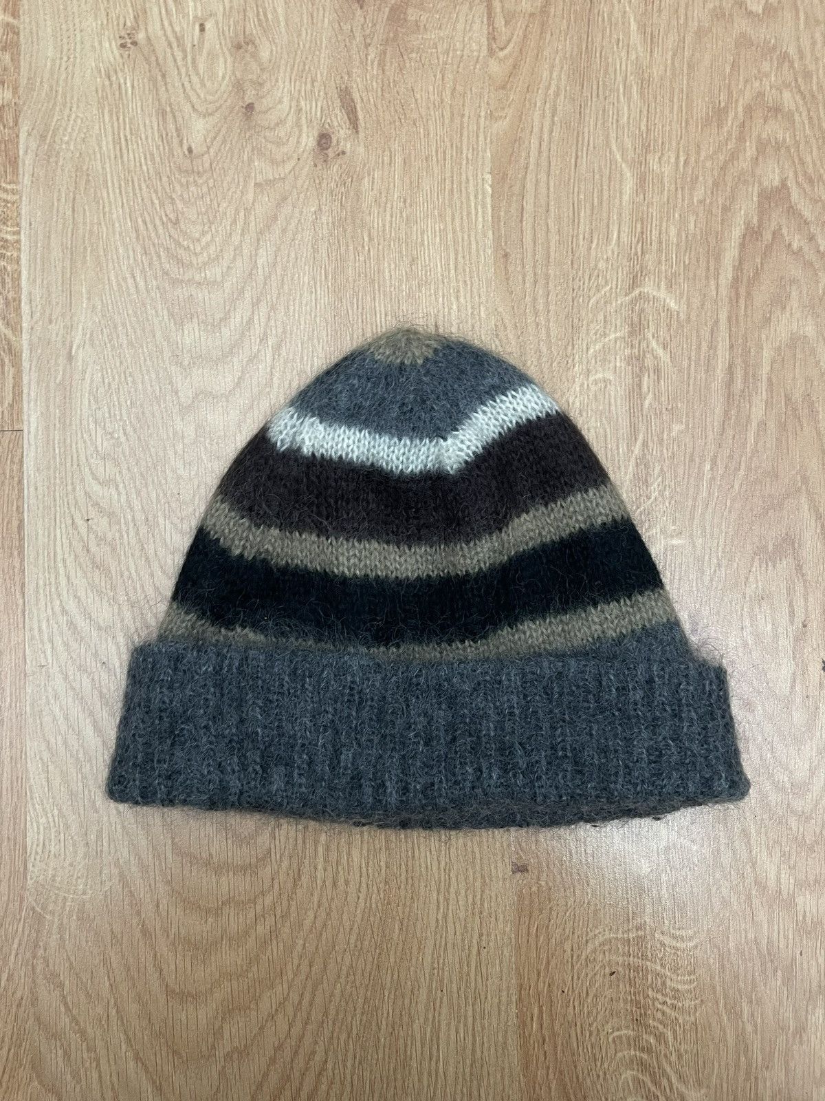 朱＠発送通知のみで結構 ※⭐︎PRADA 2007FWモヒカン ビーニー 朱＠発送