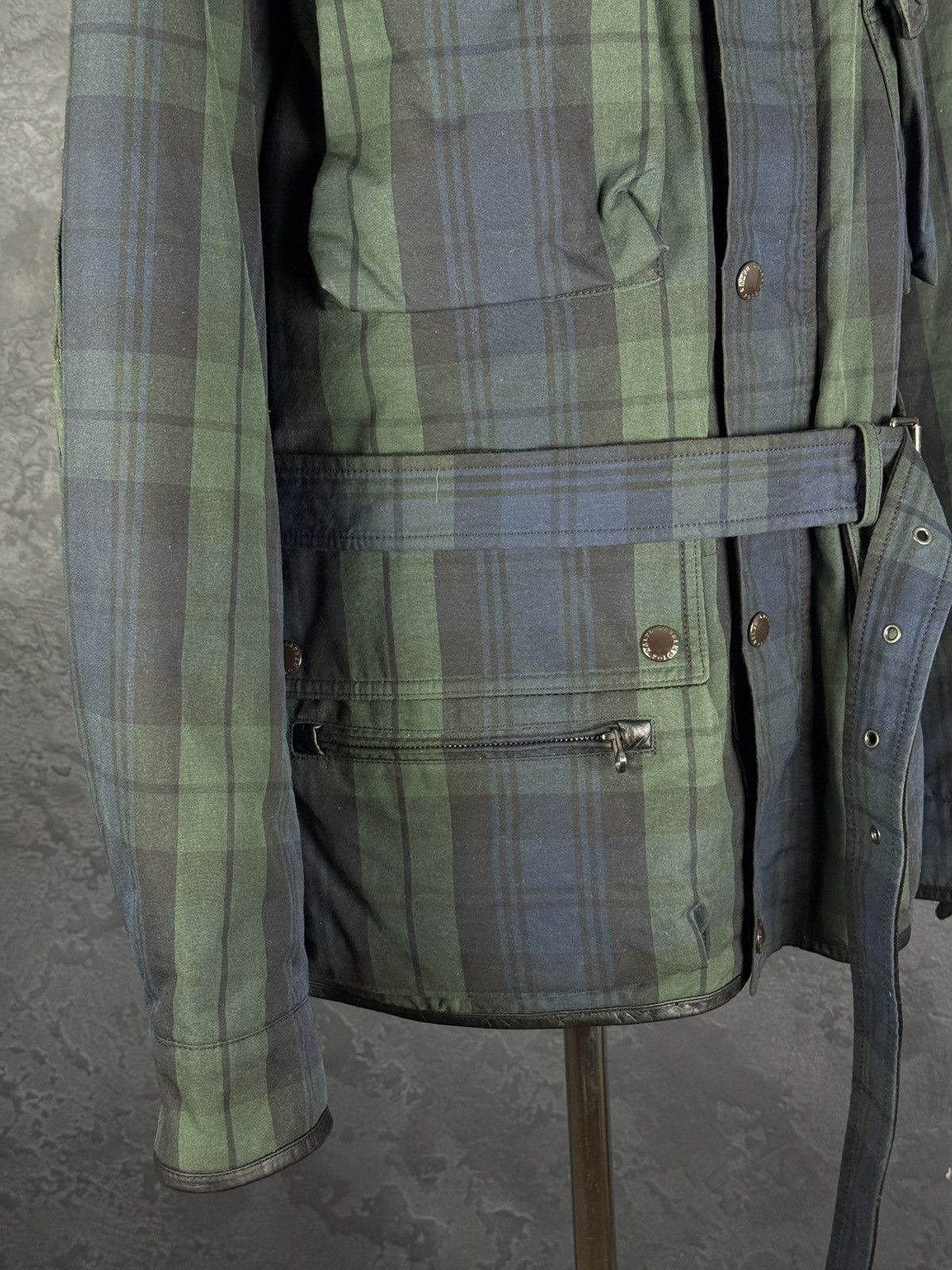 Polo Ralph Lauren Vintage Polo Ralph Lauren Mens Waxed Belted Motorcycl Jacket Size US XL / EU 56 / 4 - 10 Thumbnail