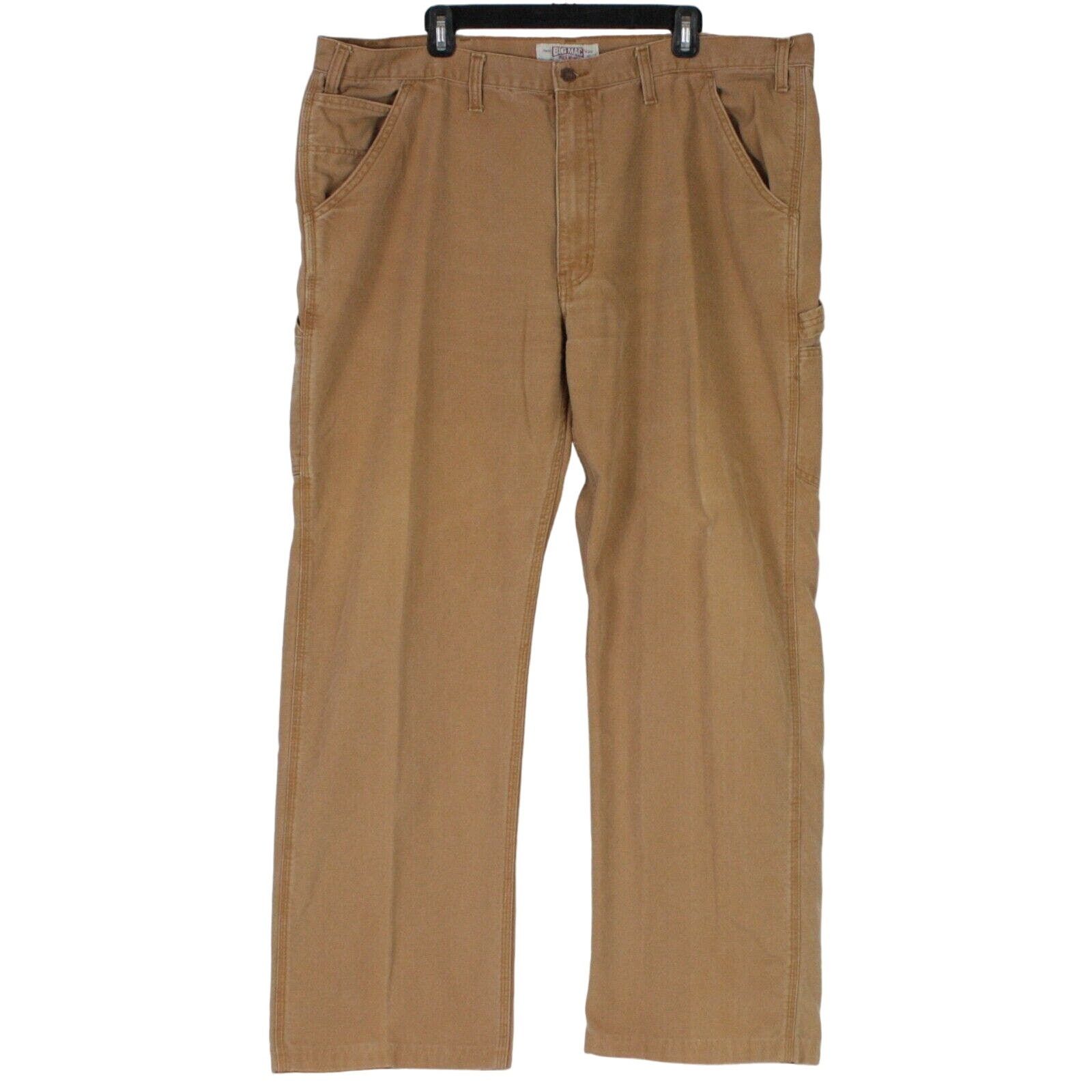 Big Mac BIG MAC Carpenter Work Pants Tan Duck Canvas Utility 46x36 Size US 44 / EU 60 - 1 Thumbnail