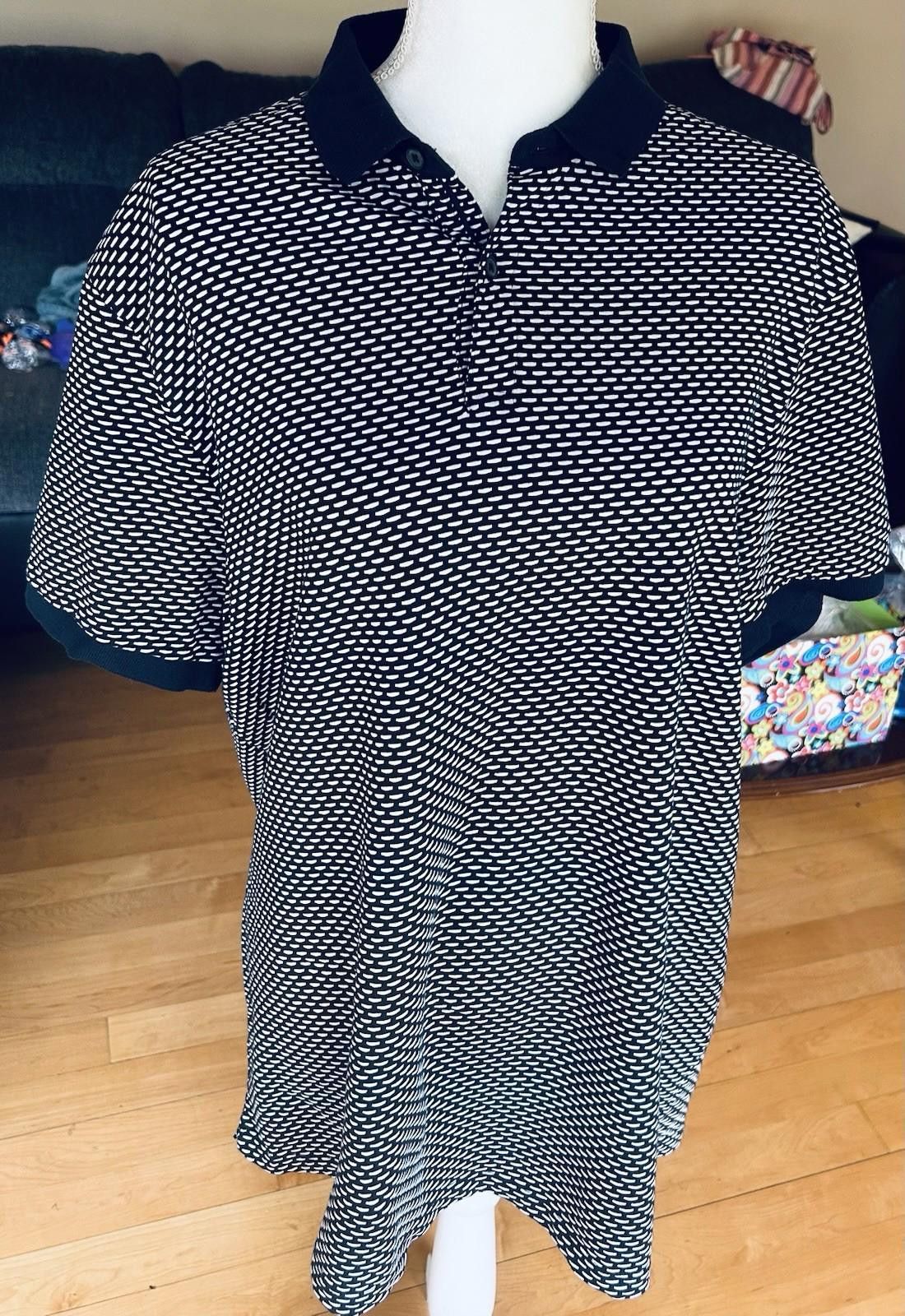 Selected Homme Selected Homme Organic Cotton Polo Shirt XXL Short Sleeve Size US XXL / EU 58 / 5 - 2 Thumbnail
