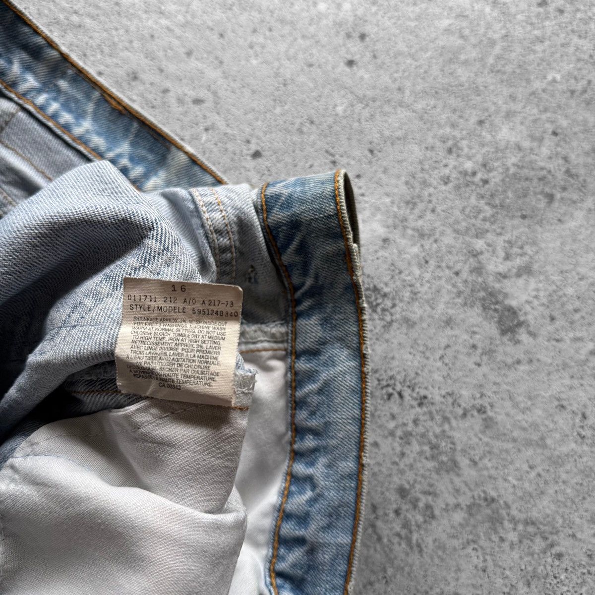 Levi's Levis 512 Mens Rare Boro Patchwork Deconstructed Shorts Size US 32 / EU 48 - 8 Thumbnail