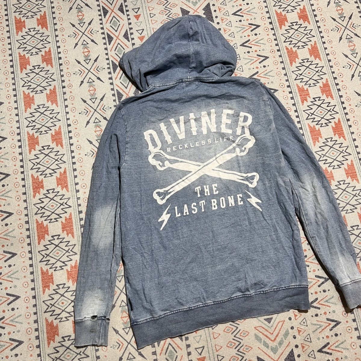 Japanese Brand Diviner Punk Bone hoodie Size US L / EU 52-54 / 3 - 2 Thumbnail