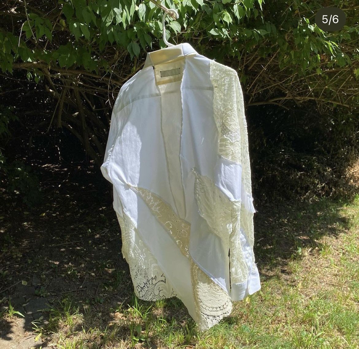 Designer 1/1 Cory Infinite Lace Collared Shirt SS2021 Size US L / EU 52-54 / 3 - 5 Thumbnail