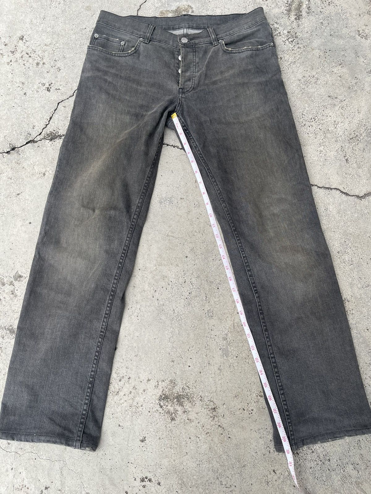 Helmut Lang Helmut Lang Denim Jeans Black Faded W32 L39 Made In Italy Size US 32 / EU 48 - 13 Thumbnail