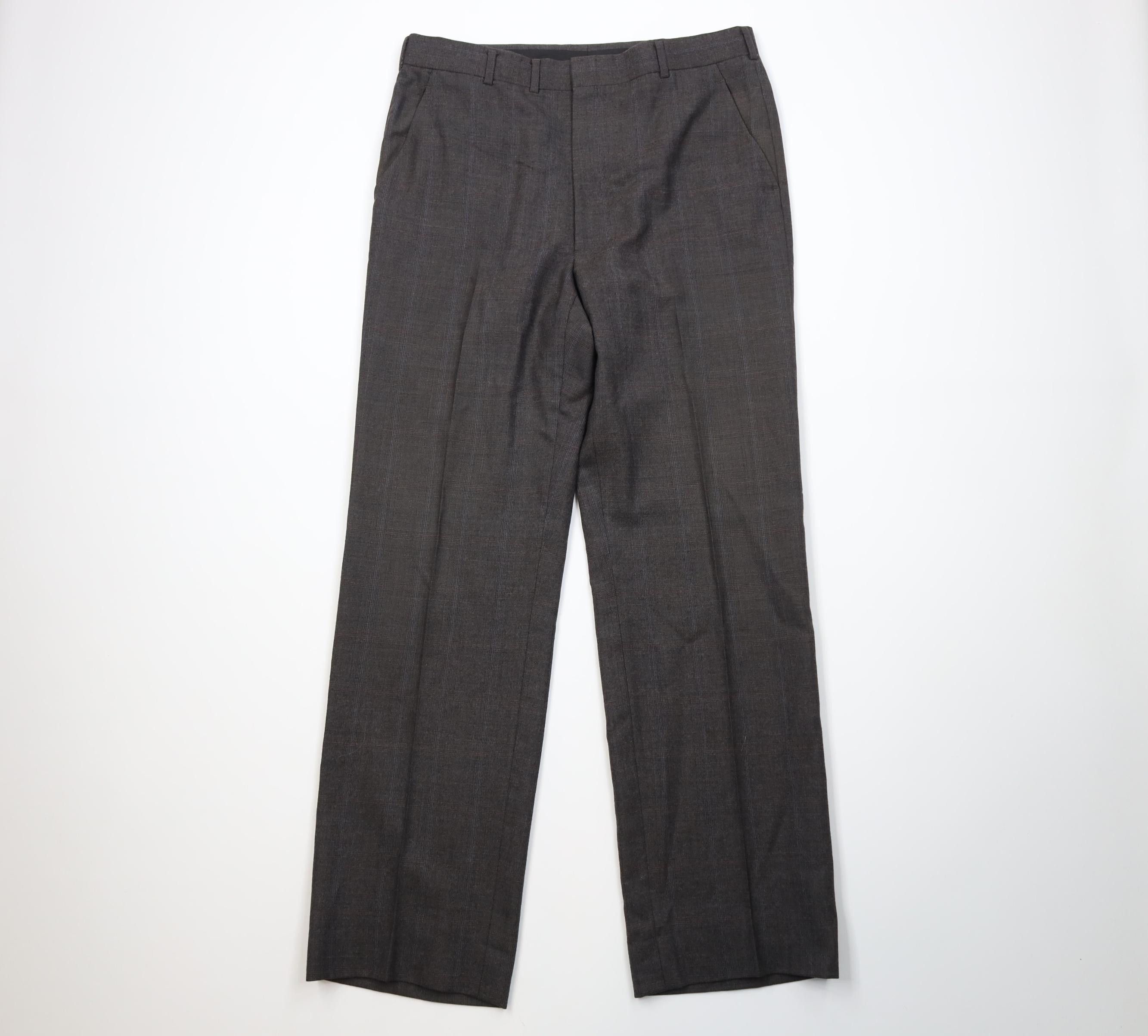 Vintage Vintage 70s Streetwear Heavy Wool Wide Leg Chino Pants USA Size US 36 / EU 52 - 1 Thumbnail