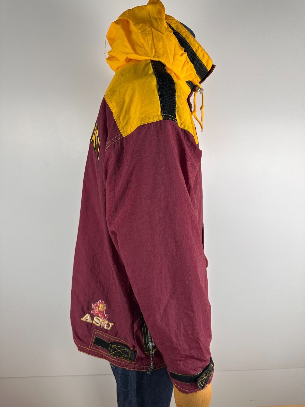 Champion Vintage Champion Arizona State Jacket Maroon Full-Zip Sz L Size US L / EU 52-54 / 3 - 9 Thumbnail