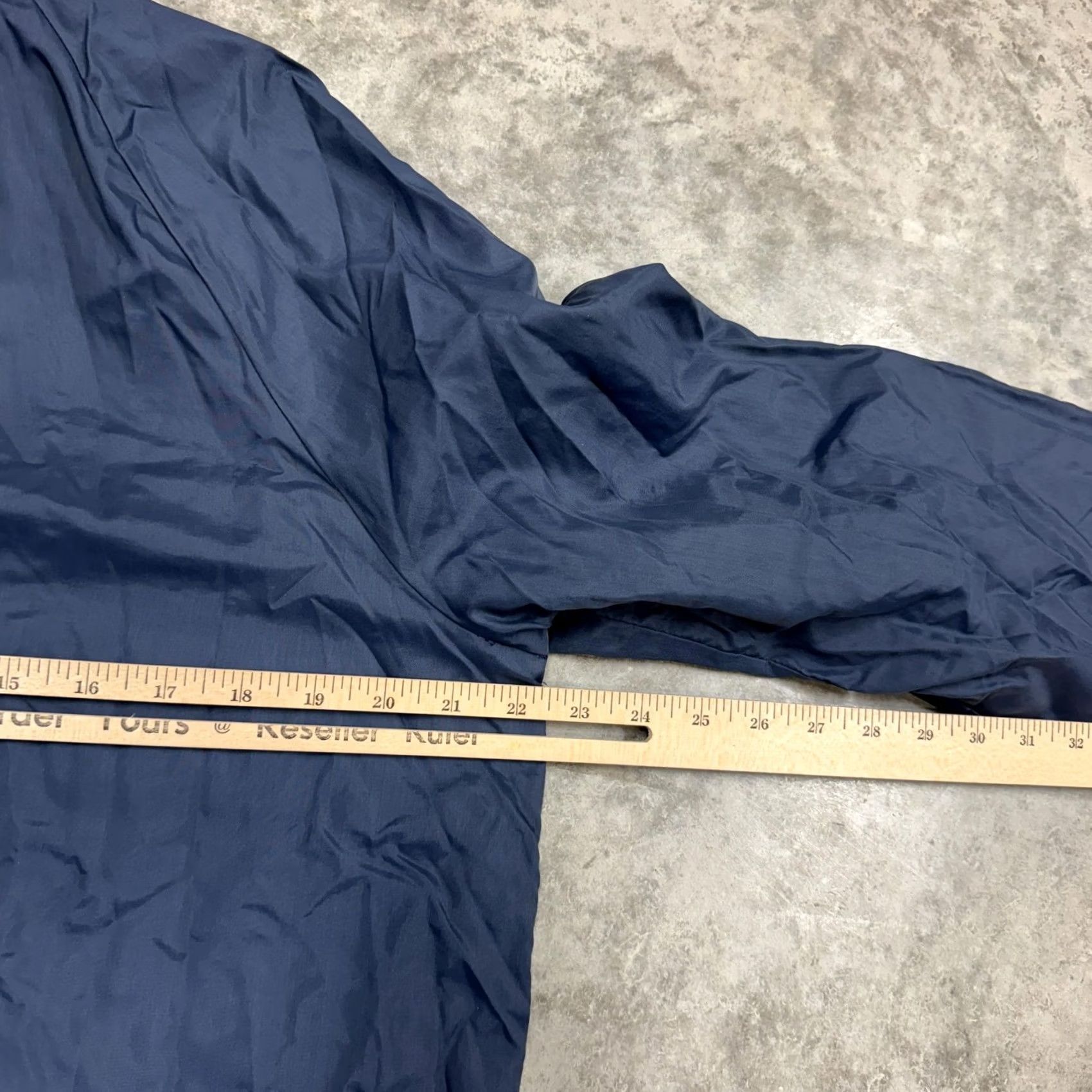 Sears Sears Coaches Jacket Mens L Blue Nylon Lined Snap Front Windbreaker Size US L / EU 52-54 / 3 - 4 Thumbnail