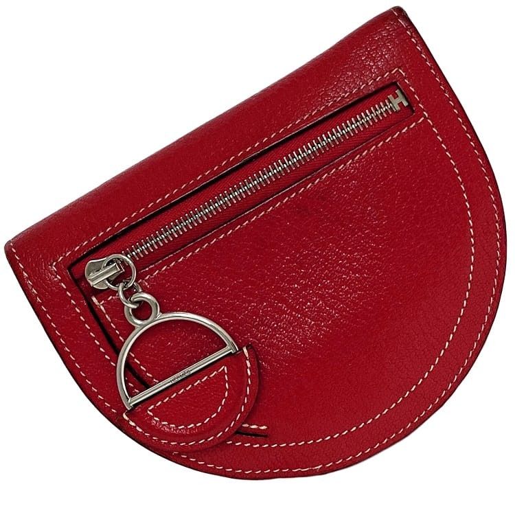 HERMES Red Leather