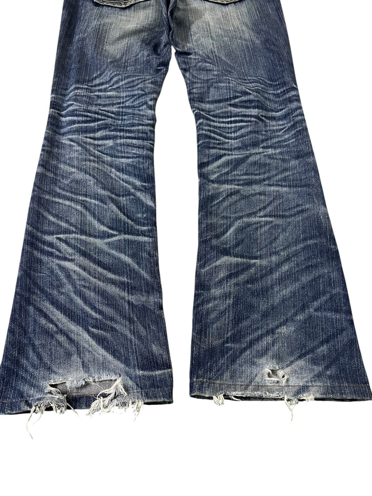 If Six Was Nine Vintage Flare Zz-First O Pinball Active Market Claw Jean Size US 30 / EU 46 - 10 Thumbnail