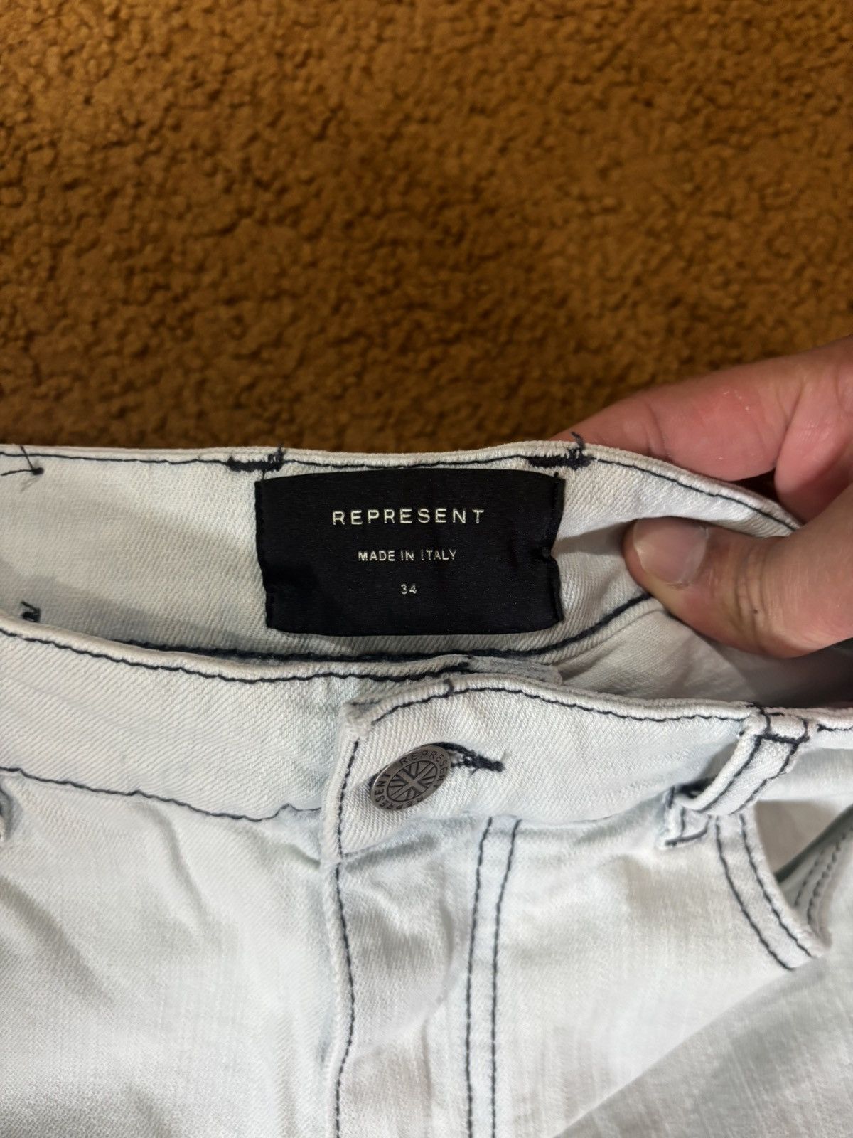 Represent Clo. Represent Clo. ICE Jeans Size US 34 / EU 50 - 3 Thumbnail