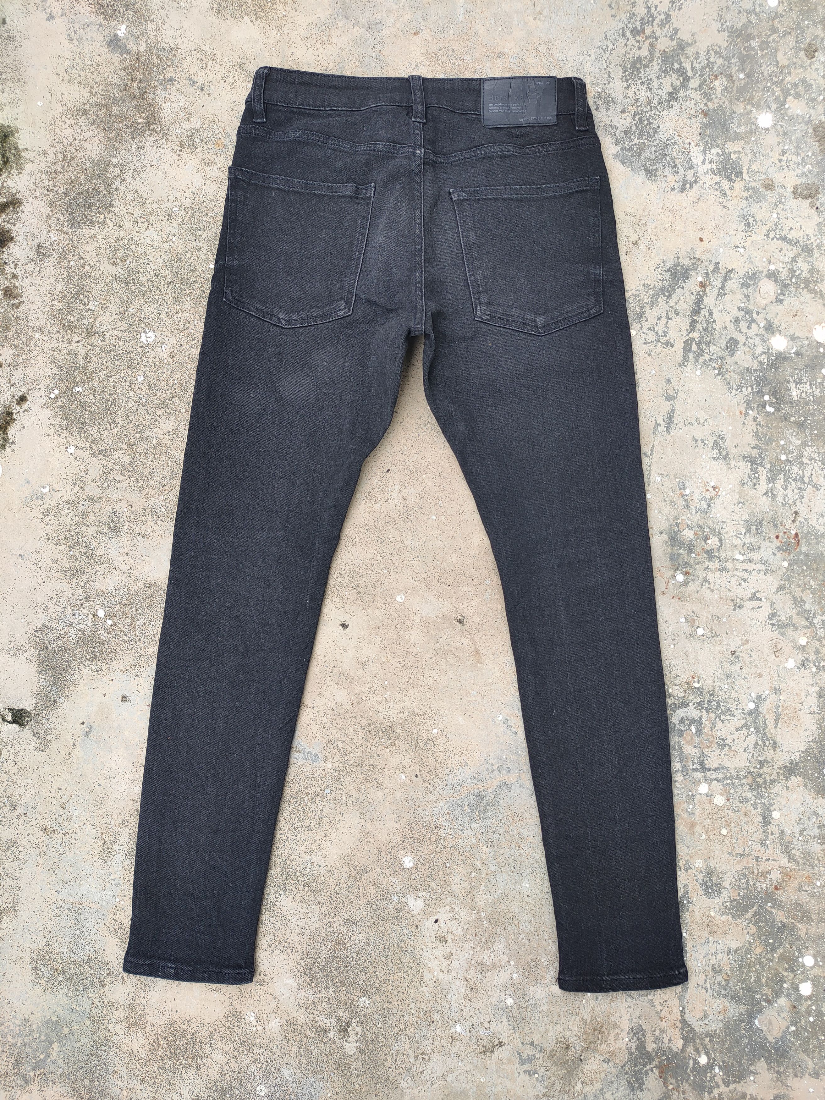 Japanese Brand × Jean VINTAGE JAPANESE SKINNY BLACK RIPPED DENIM JEANS PANTS Size US 30 / EU 46 - 9 Thumbnail