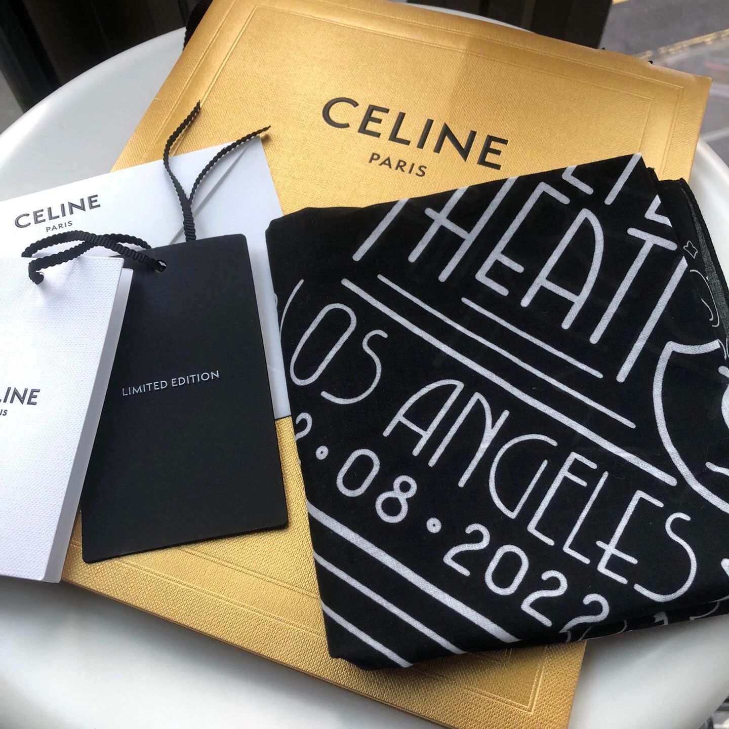Celine CELINE 23fw Wiltern LE Scarf Size F Size ONE SIZE - 1 Thumbnail