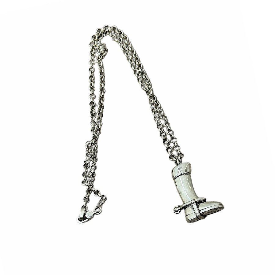 Gucci Authentic Gucci Sterling Silver Riding Boot Necklace Size ONE SIZE - 2 Thumbnail