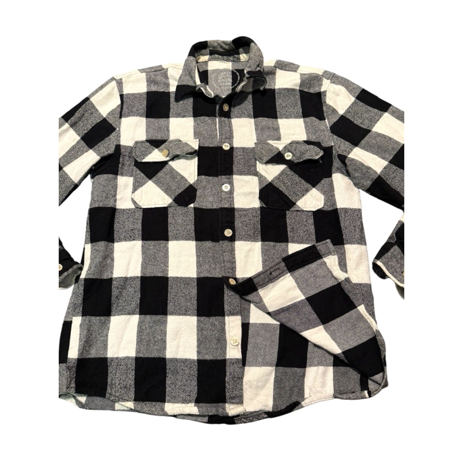 Anti Social Social Club VINTAGE Anti Social Social Club Kkoch Flannel Shirt Men's White Black Floral L Size US L / EU 52-54 / 3 - 3 Thumbnail