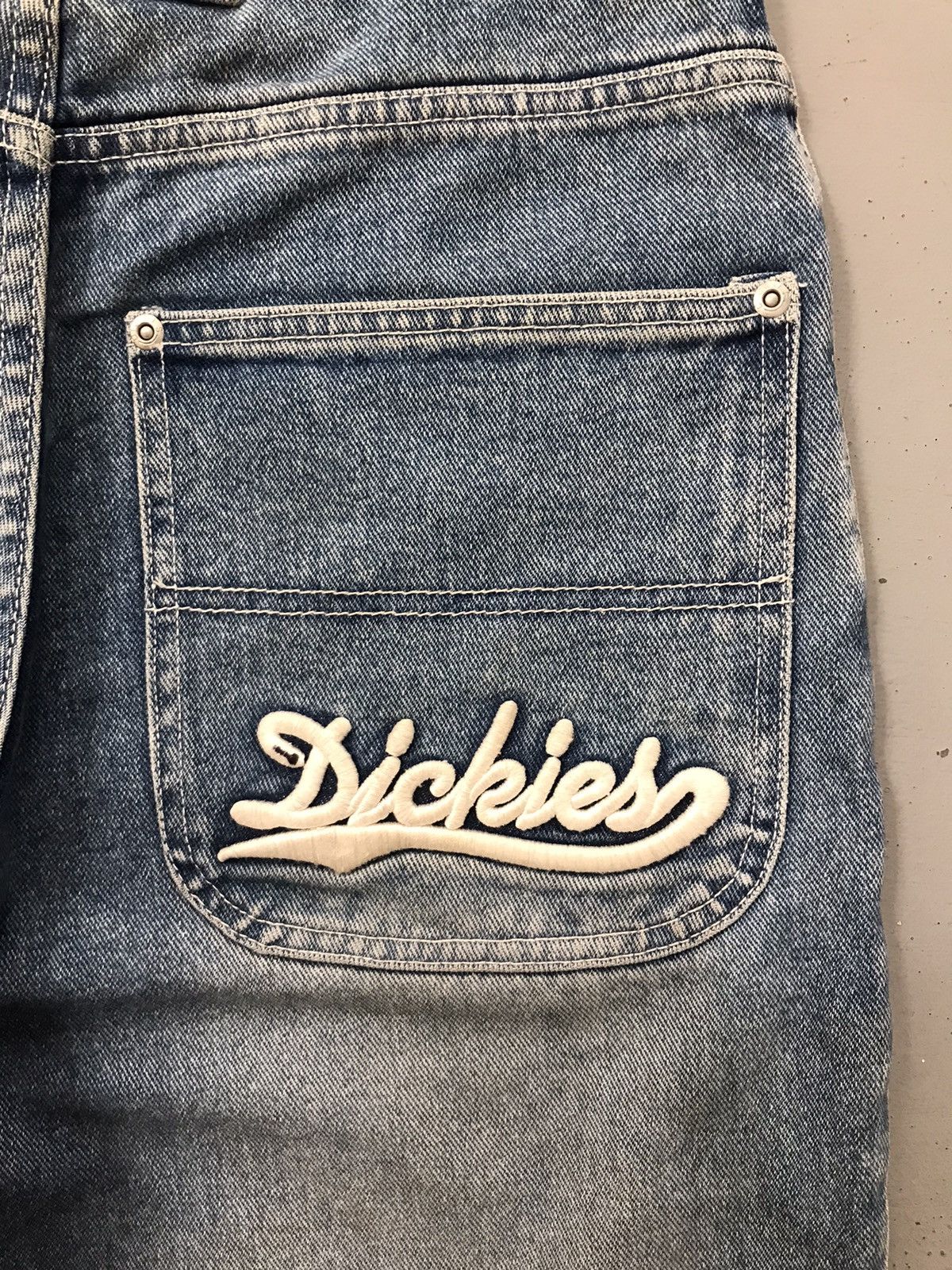 Dickies × Vintage Vintage dickies embroidered denim Size US 29 - 10 Thumbnail