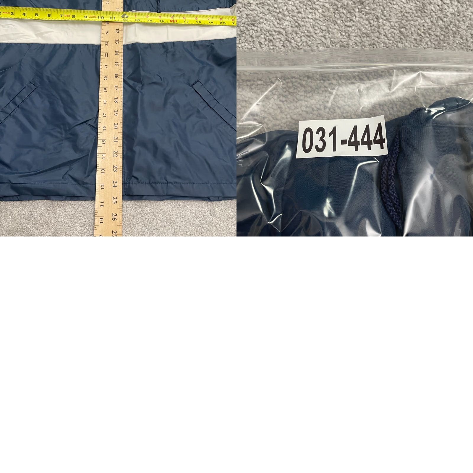 Vintage VINTAGE Bike Hoodie Windbreaker Jacket Womens M Blue White Full Zip Outdoor Size M / US 6-8 / IT 42-44 - 9 Thumbnail