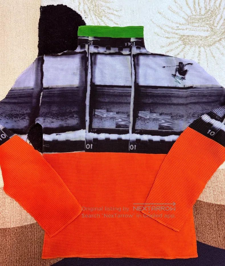 Issey Miyake Issey Miyake Red Long-Sleeve Top Size M / US 6-8 / IT 42-44 - 1 Thumbnail