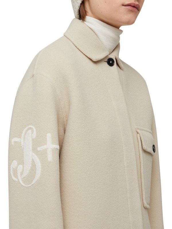 Jil Sander o1loc1c0426 Wool Jacket in Beige Size S / US 4 / IT 40 - 5 Thumbnail