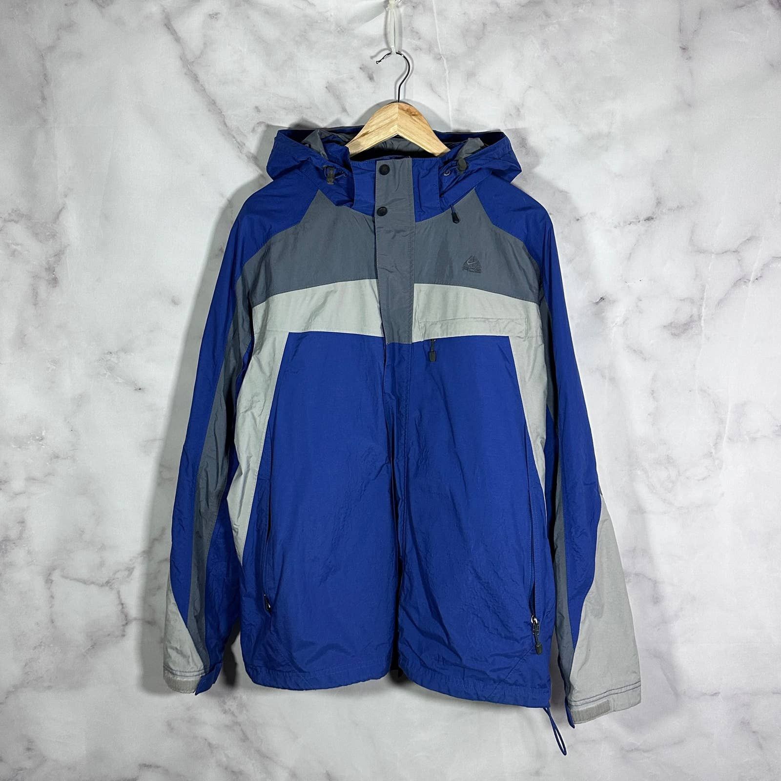 Nike × Nike ACG × Vintage ACG FitStorm Level 3 Blue Jacket | Grailed