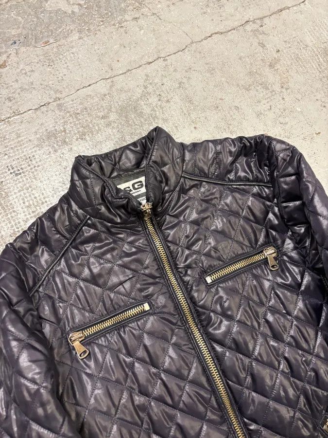 Dolce & Gabbana 2000s Dolce & Gabbana Dark Purple Nylon Quilted Jacket Size US S / EU 44-46 / 1 - 5 Thumbnail