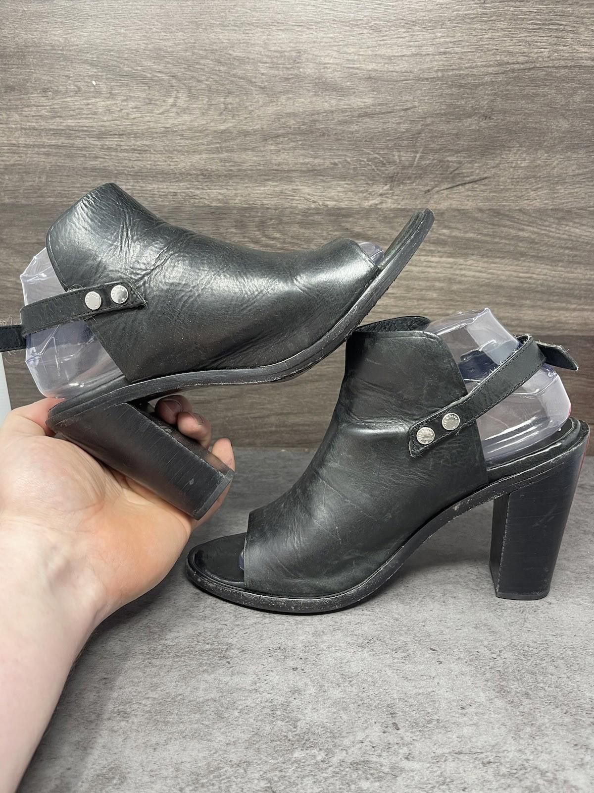 Rag & Bone Rag And Bone Wyatt Shoes Womens Size 9 (40) Black Leather Size US 9 / IT 39 - 7 Thumbnail
