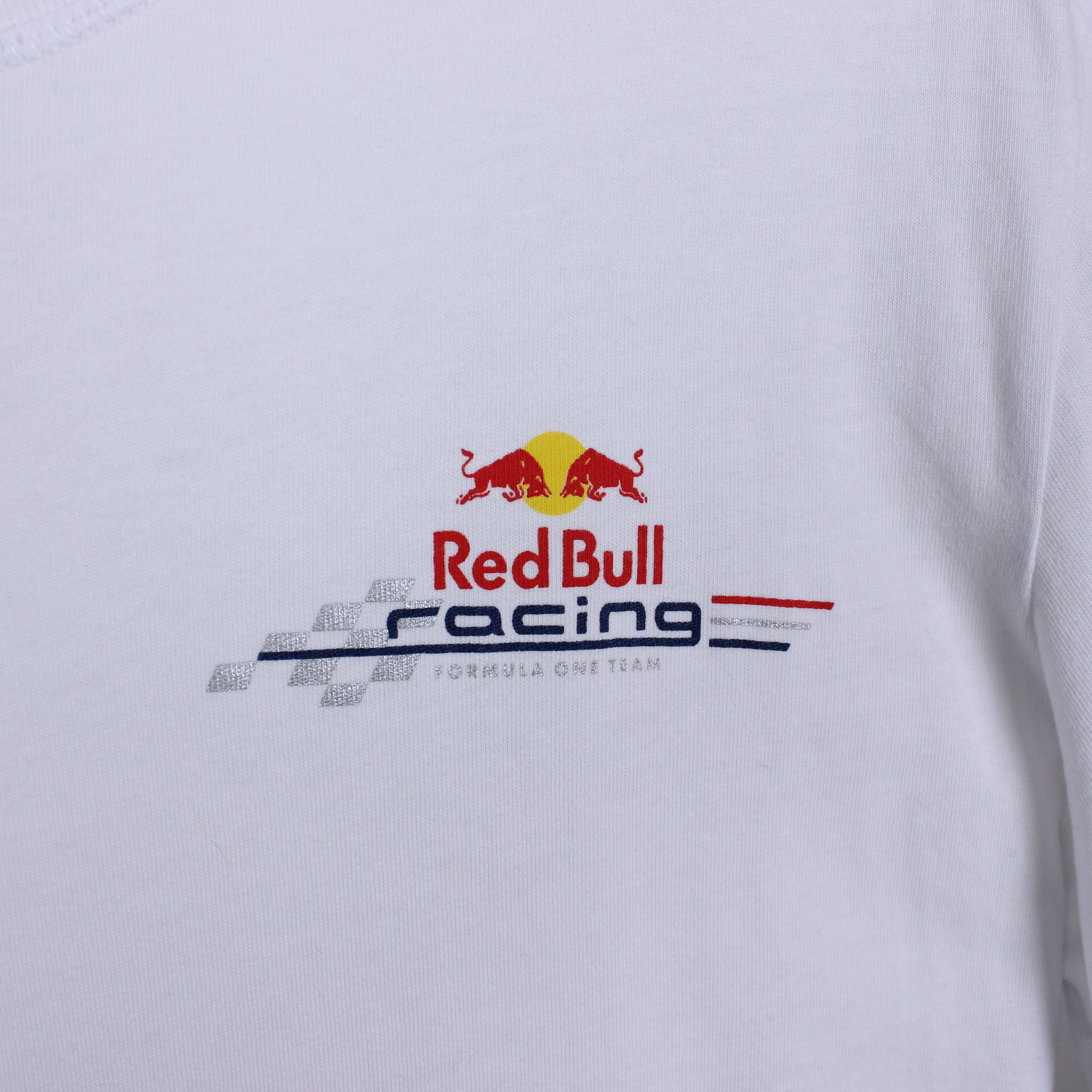 Red Bull Red Bull t shirt men big logo race racing Tee white L Size US L / EU 52-54 / 3 - 8 Thumbnail