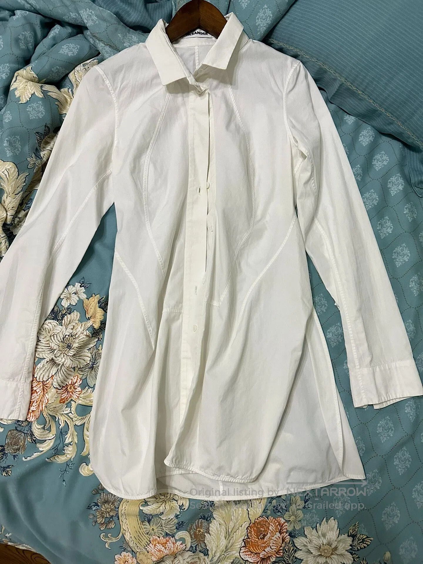 Jil Sander Jil Sander Long Shirt for Slim Fit. Size S / US 4 / IT 40 - 3 Thumbnail