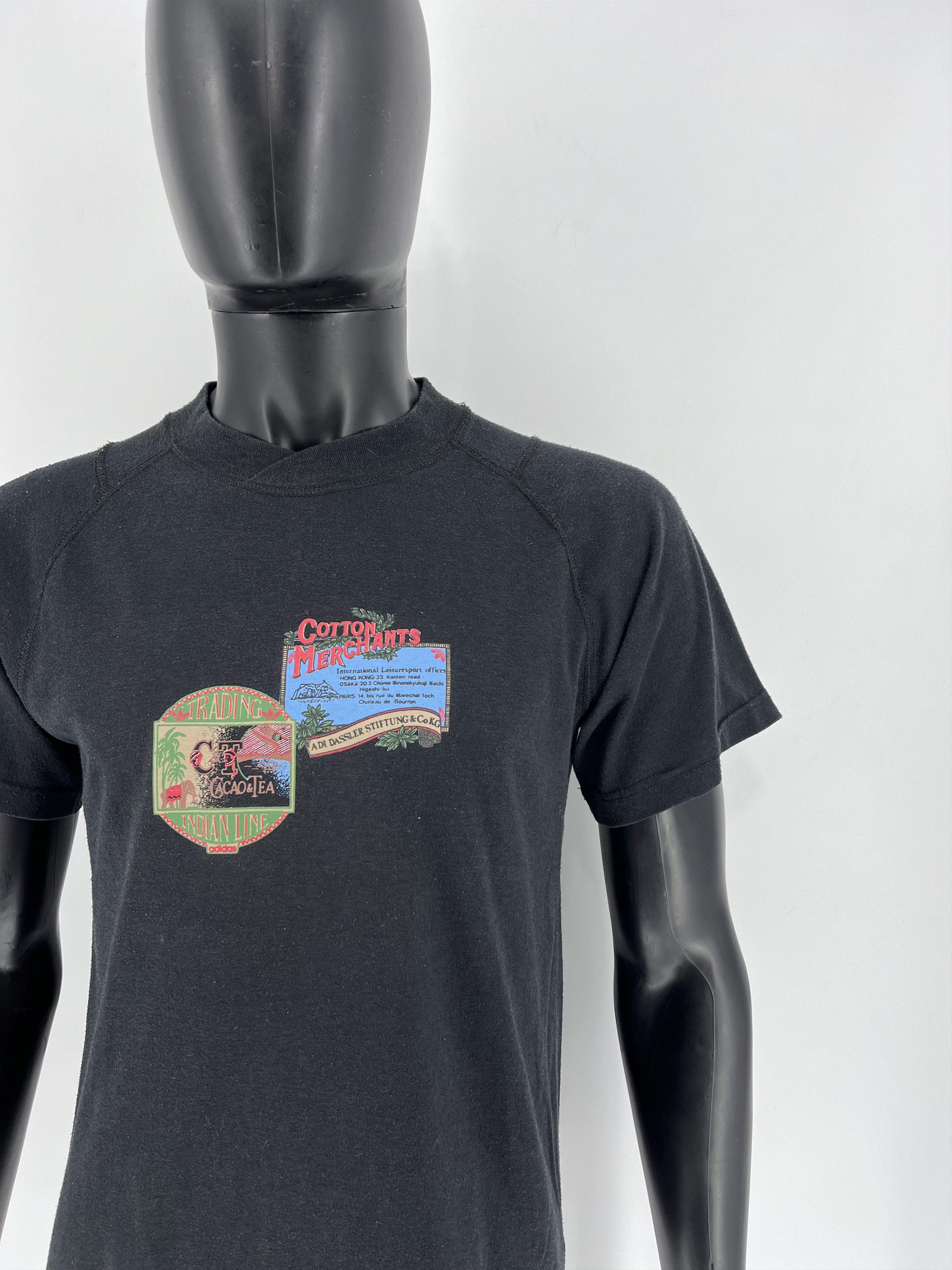 Adidas × Vintage RARE!! Vintage Y2K 90s Adidas Logo Tee Streetwear Made Spain Size US S / EU 44-46 / 1 - 9 Thumbnail