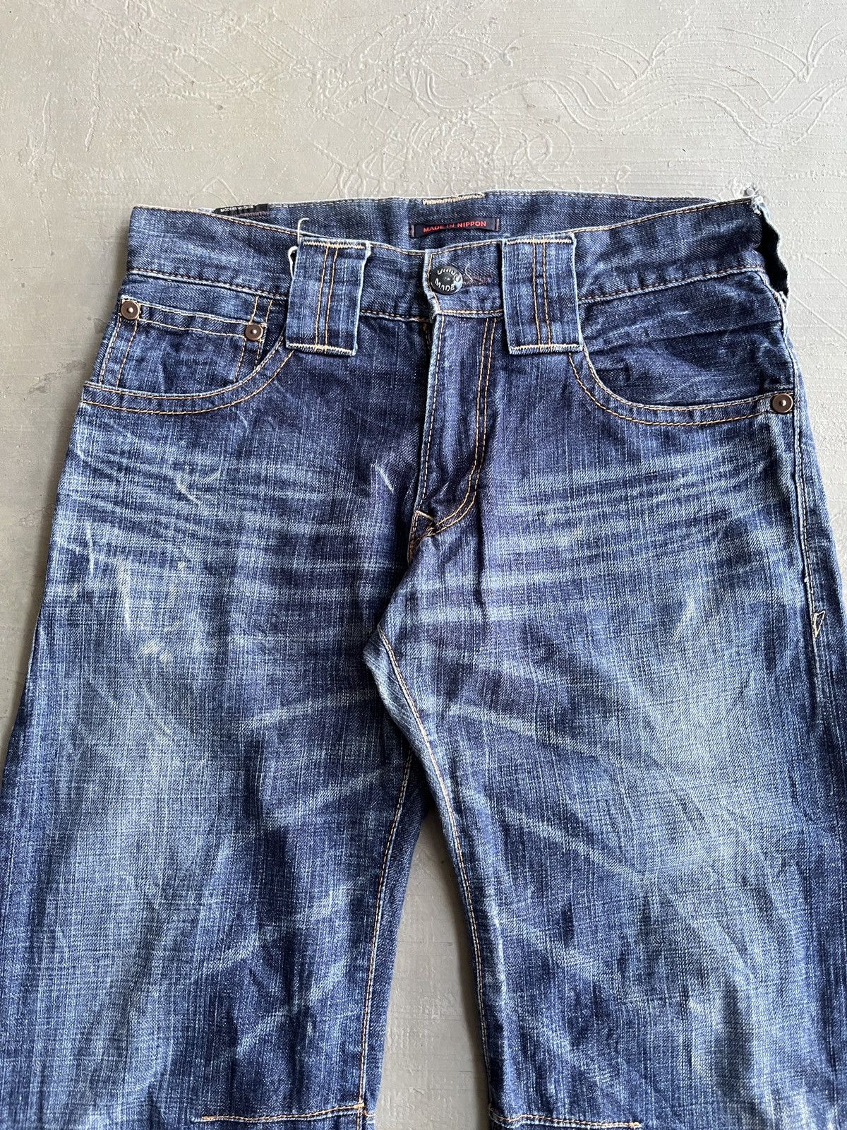 If Six Was Nine Flare Design BlueWay Jeans Made in Nippon Size US 32 / EU 48 - 3 Thumbnail