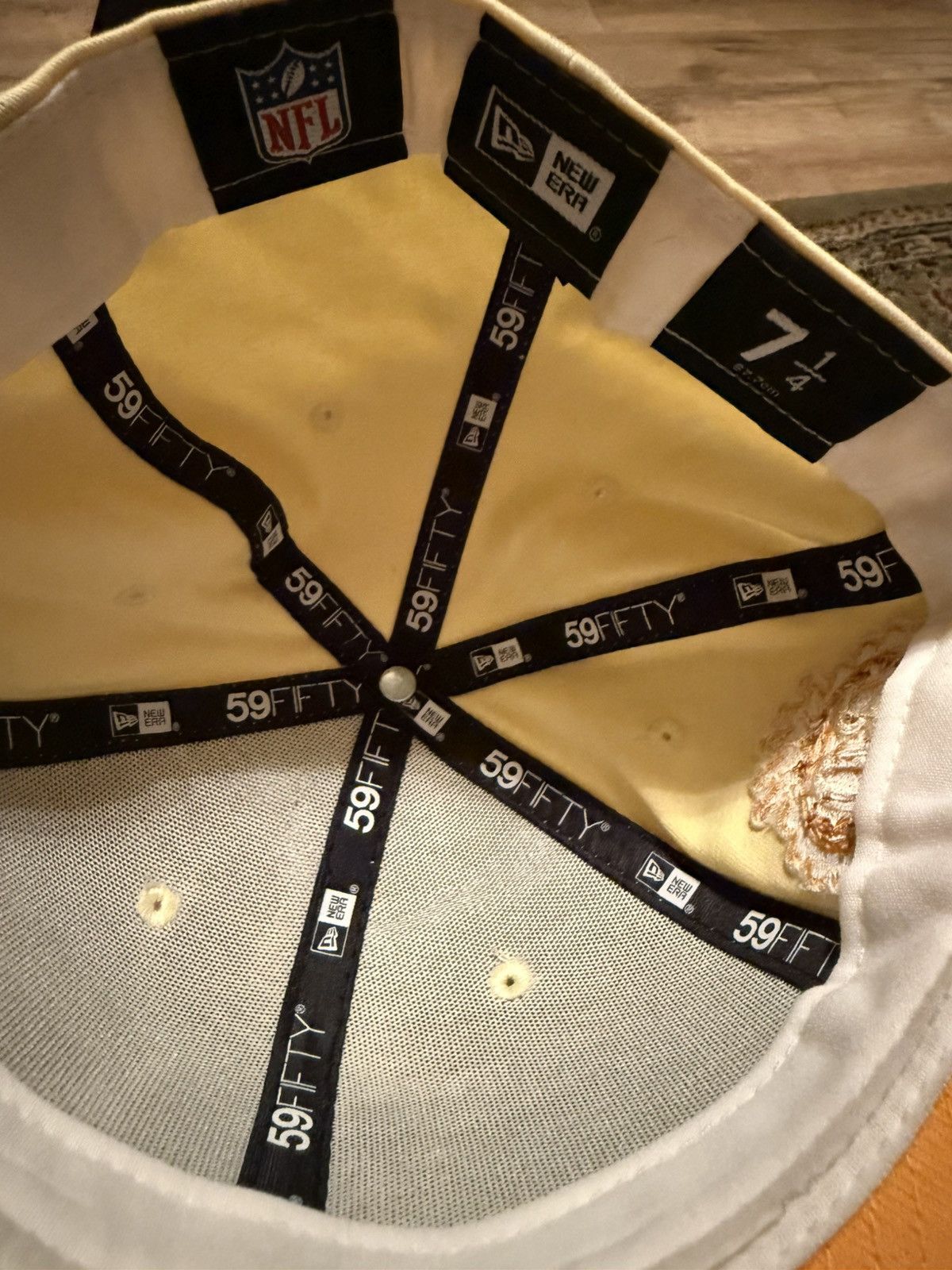 New Era New Orleans saints fitted Size ONE SIZE - 4 Thumbnail