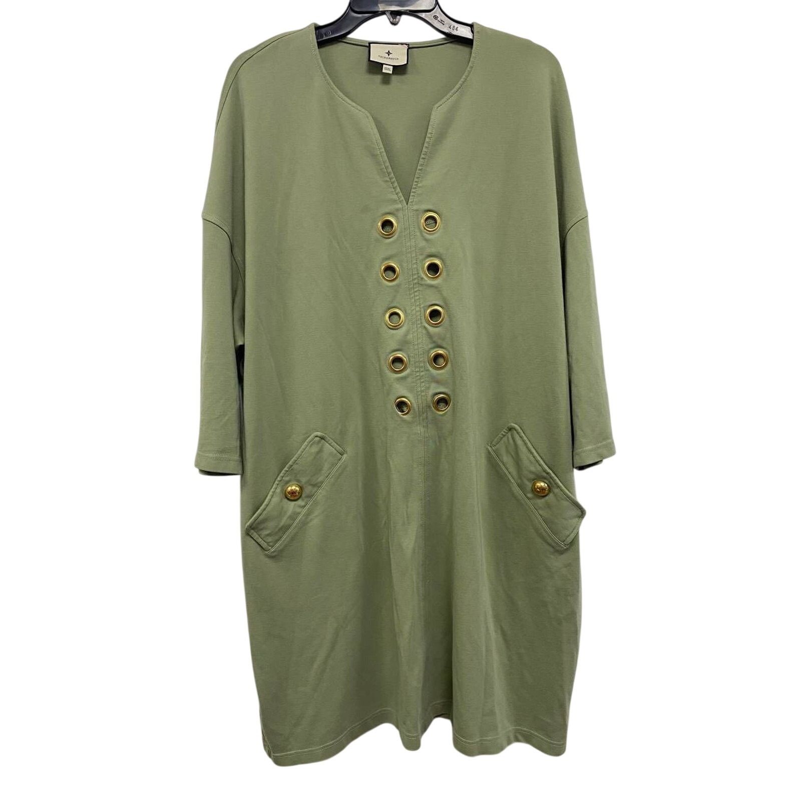 & Other Stories Tuckernuck Green Ellington Sz XXXL A000114 Size 3XL / US 20-22 - 1 Thumbnail