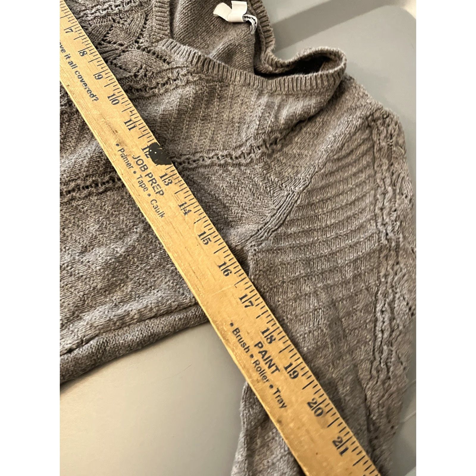 Vintage VINTAGE Sonoma Wmns Size M Loose Knit V-Neck Brown Tan Sweater Long Sleeve Size M / US 6-8 / IT 42-44 - 5 Thumbnail