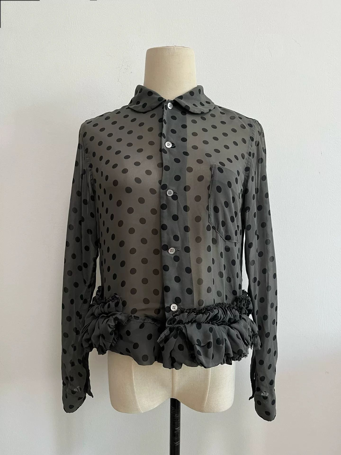 Rei Kawakubo Comme des Garçons Polka Dot Shirt Size XS / US 0-2 / IT 36-38 - 1 Thumbnail