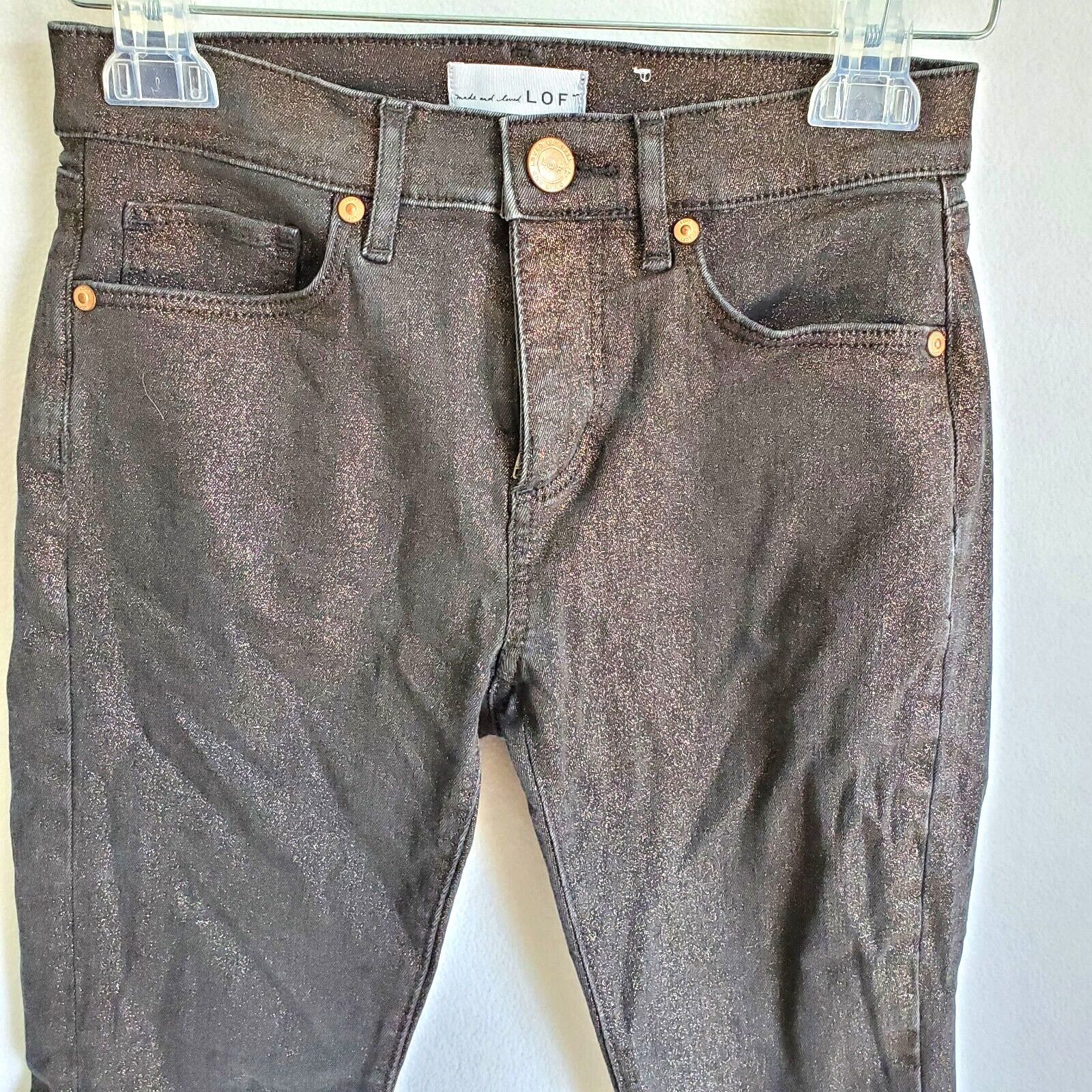 Loft Made and Loved Loft Pants Womens 25/0 Petite Slim Pockets Size 25" / US 0 / IT 36 - 3 Thumbnail