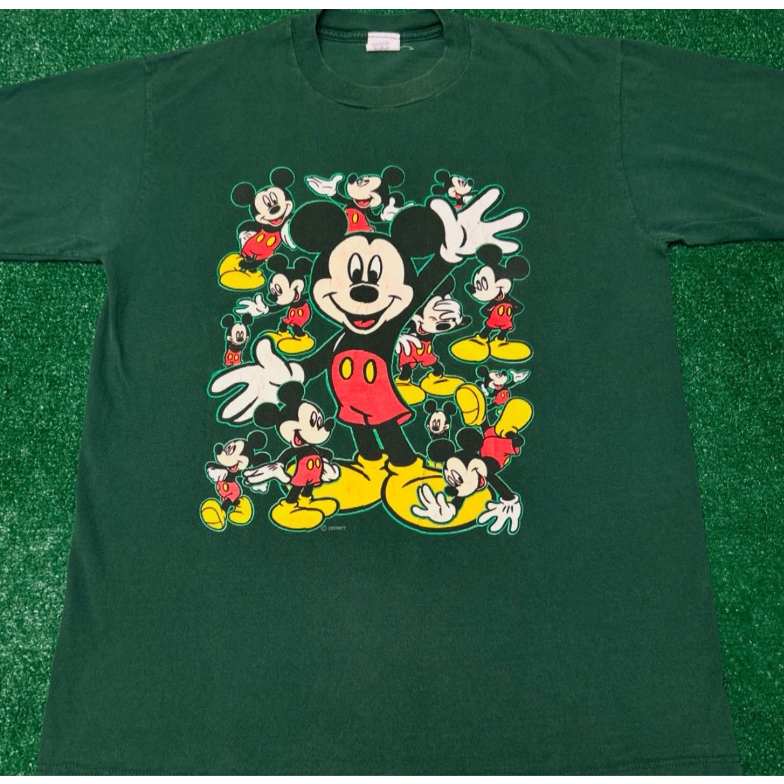 Disney VINTAGE Disney Shirt Mens Size Large Mickey Mouse Cartoon 90s 1990s USA VTG Size US L / EU 52-54 / 3 - 3 Thumbnail