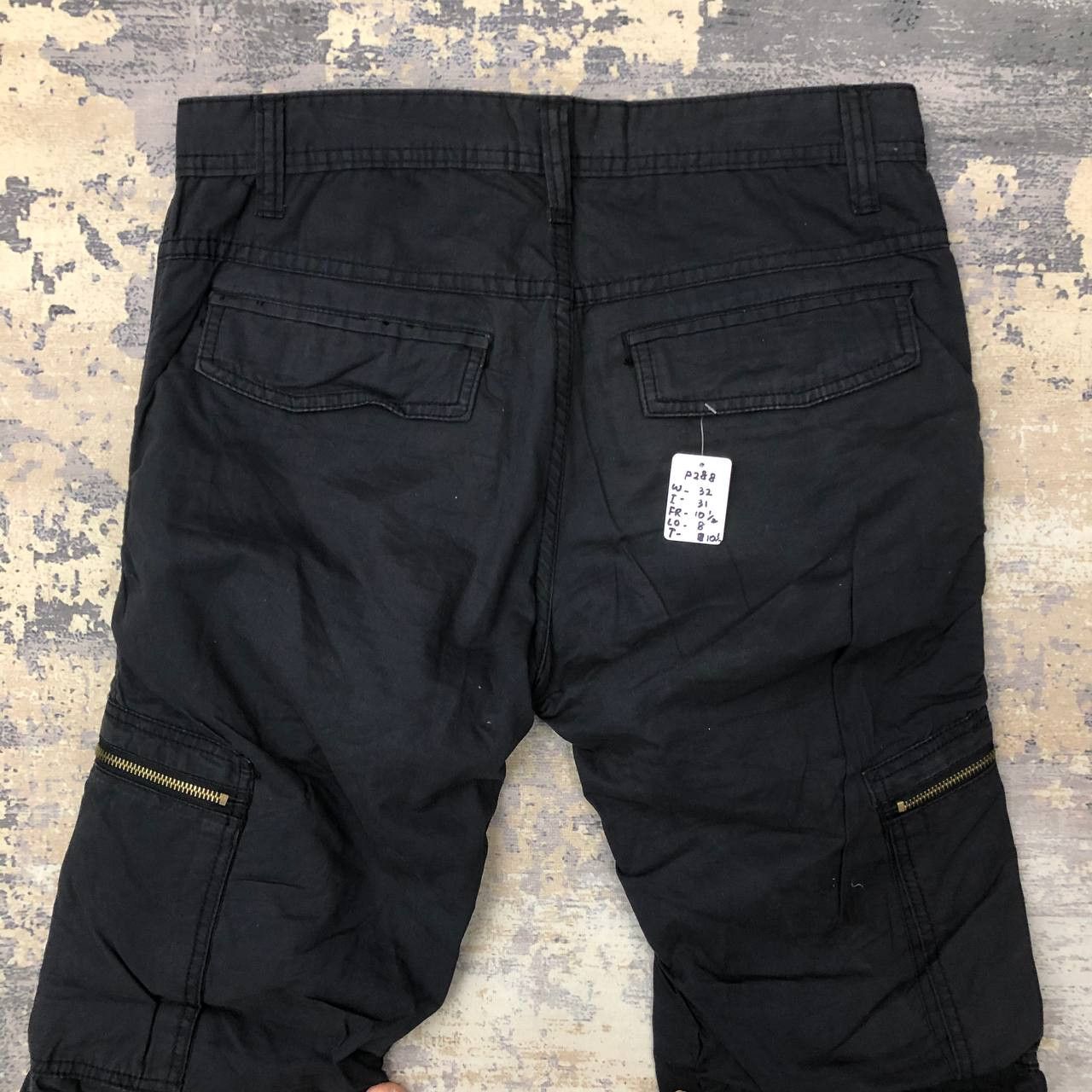Japanese Brand P288 JUNGLESTORM JAPAN ZIPPER CARGO PANTS Size US 32 / EU 48 - 4 Thumbnail