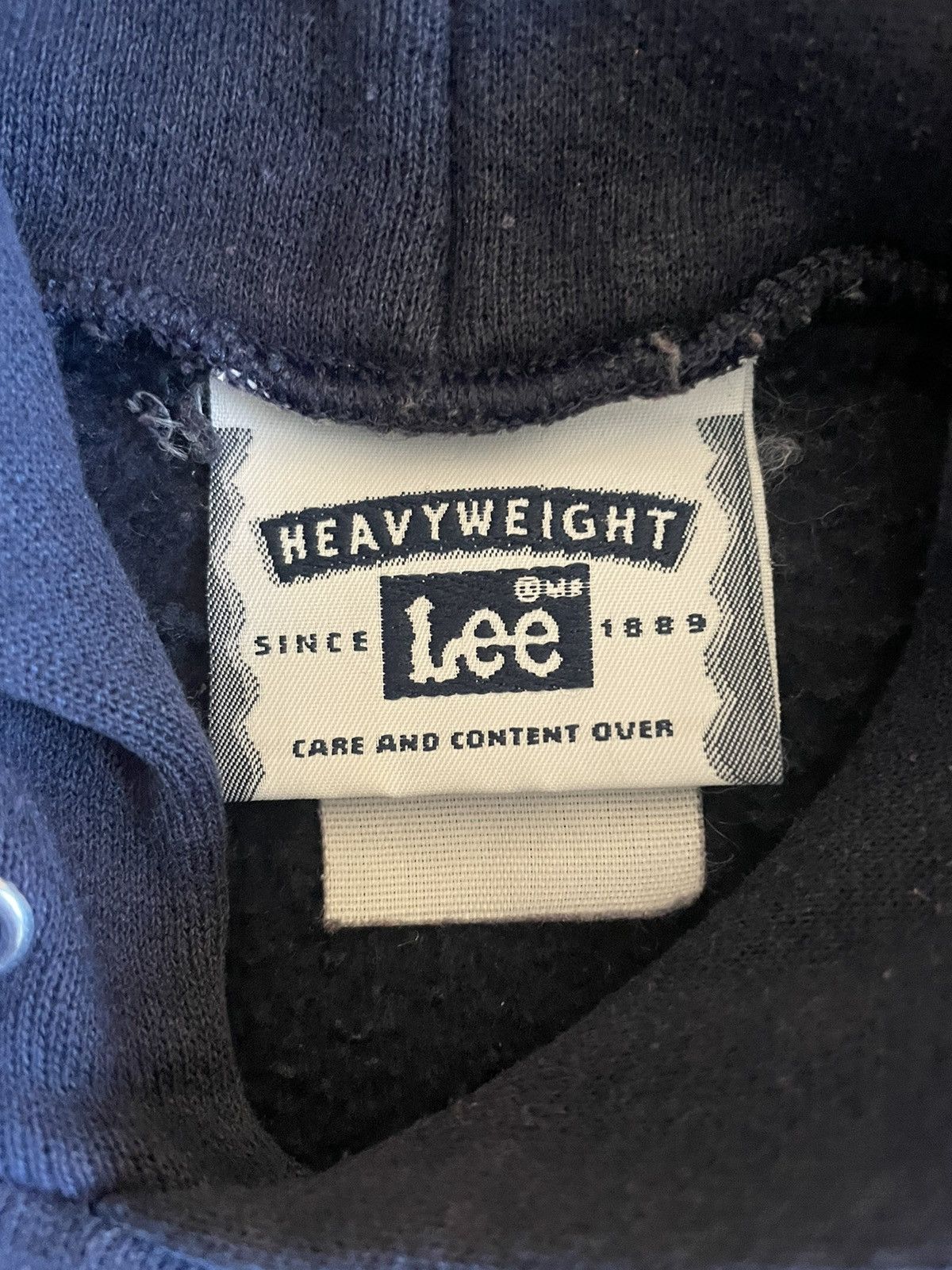 Lee Vintage 90's Lee Hoodie Size US XL / EU 56 / 4 - 2 Thumbnail