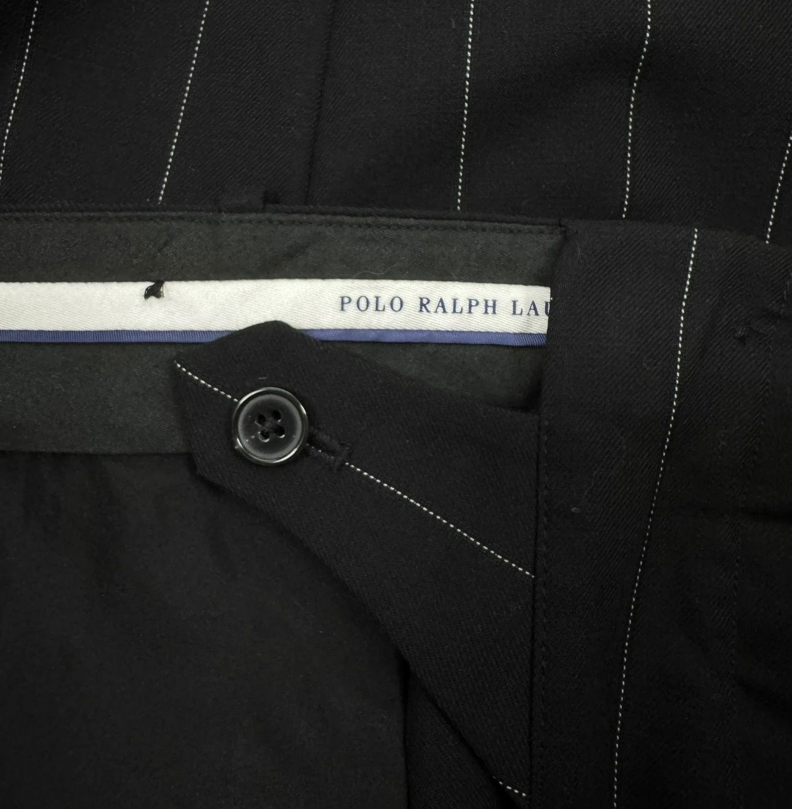 Polo Ralph Lauren Polo Ralph Lauren Striped Wool Dress Pants size 10 Size 32" / US 10 / IT 46 - 9 Thumbnail