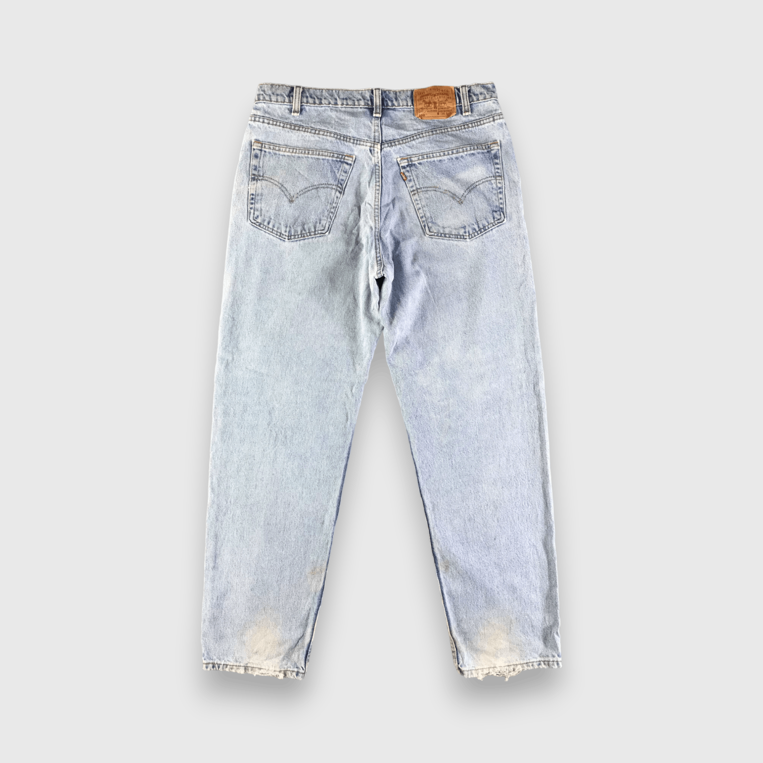 Levi's 90s Vintage Light Wash Levis 550 Jeans-J4515 Size US 37 - 2 Thumbnail